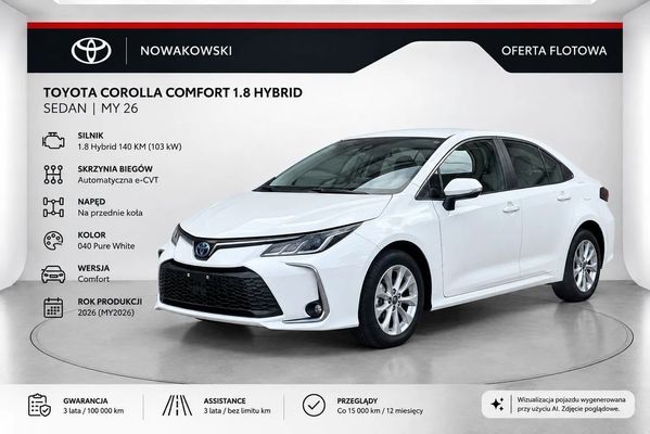 Toyota Corolla 1.8 Hybrid 2026