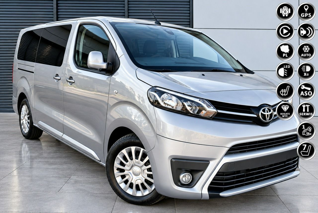 Toyota ProAce Salon PL|ASO|Bezwyp|1 Ręka|FV23%| Long|Navi|Park|6 Bieg| AppleAndroid