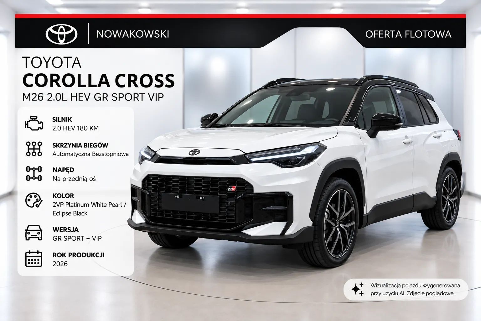 Toyota Corolla Cross 2.0 Hybrid 4x4 2026