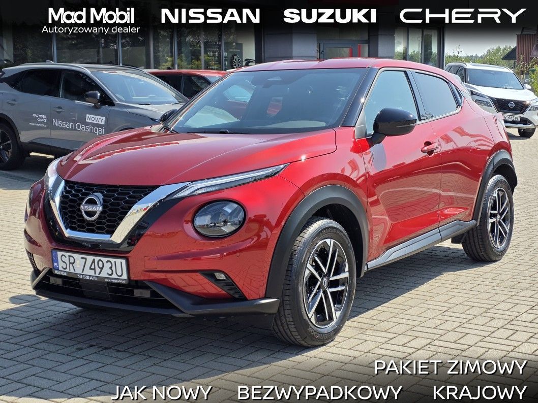 Nissan Juke Bezwypadkowy, idealny stan, znikomy przebieg, salon PL, 2 kpl opon!