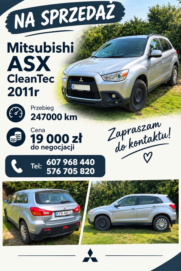 Mitsubishi ASX 1.6 Petrol 2011