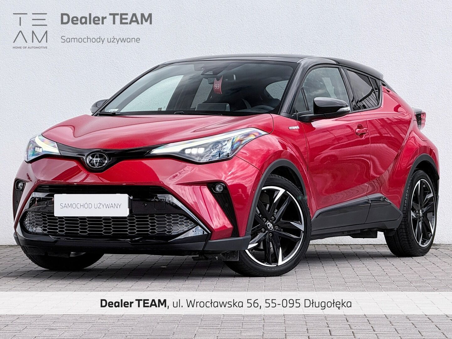 Toyota C-HR 184KM HSD | GR SPORT | Salon PL | Tempomat Adaptacyjny | Martwe Pole |