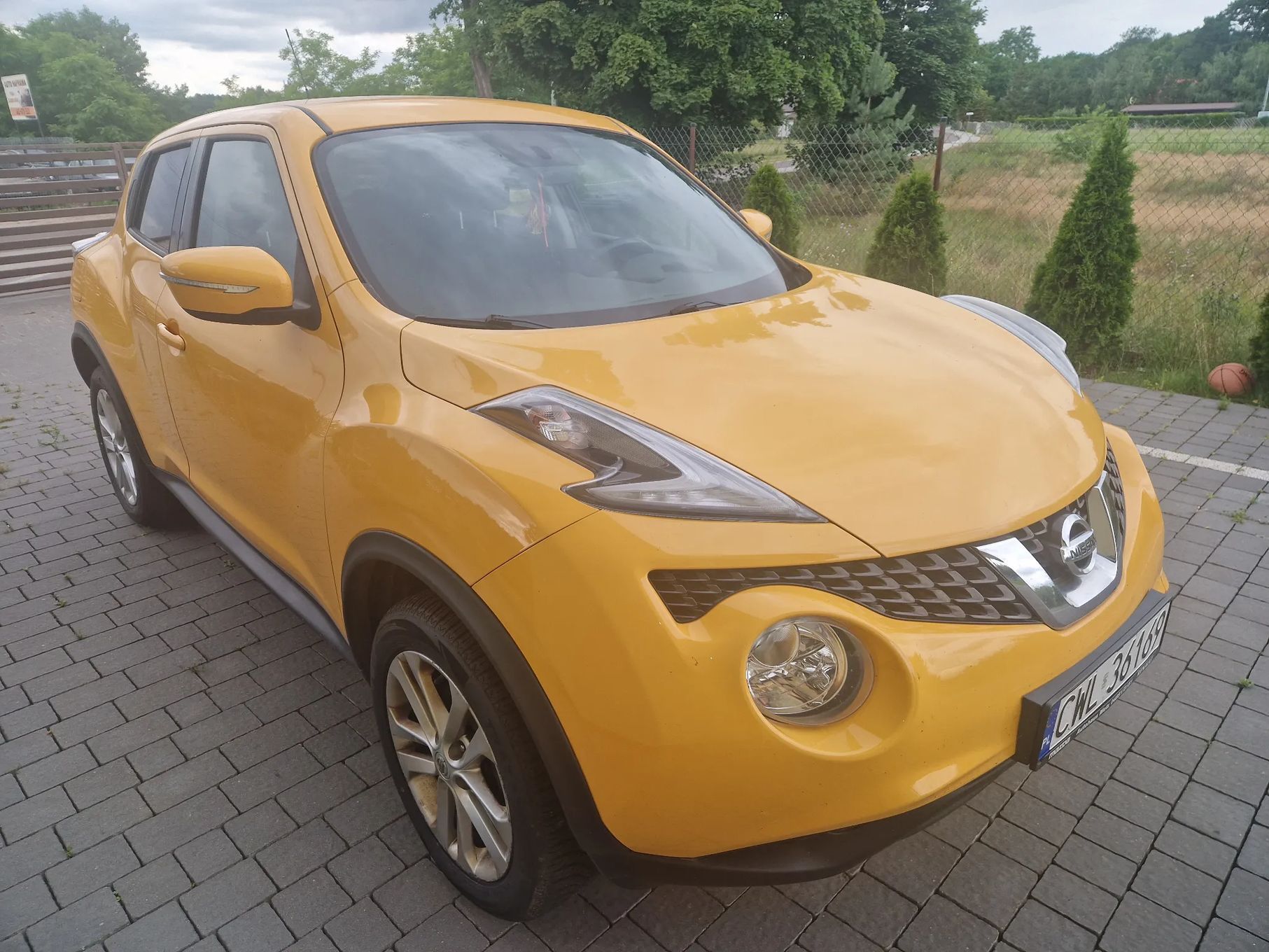 Nissan Juke Nissan Juke w pięknym żółtym kolorze