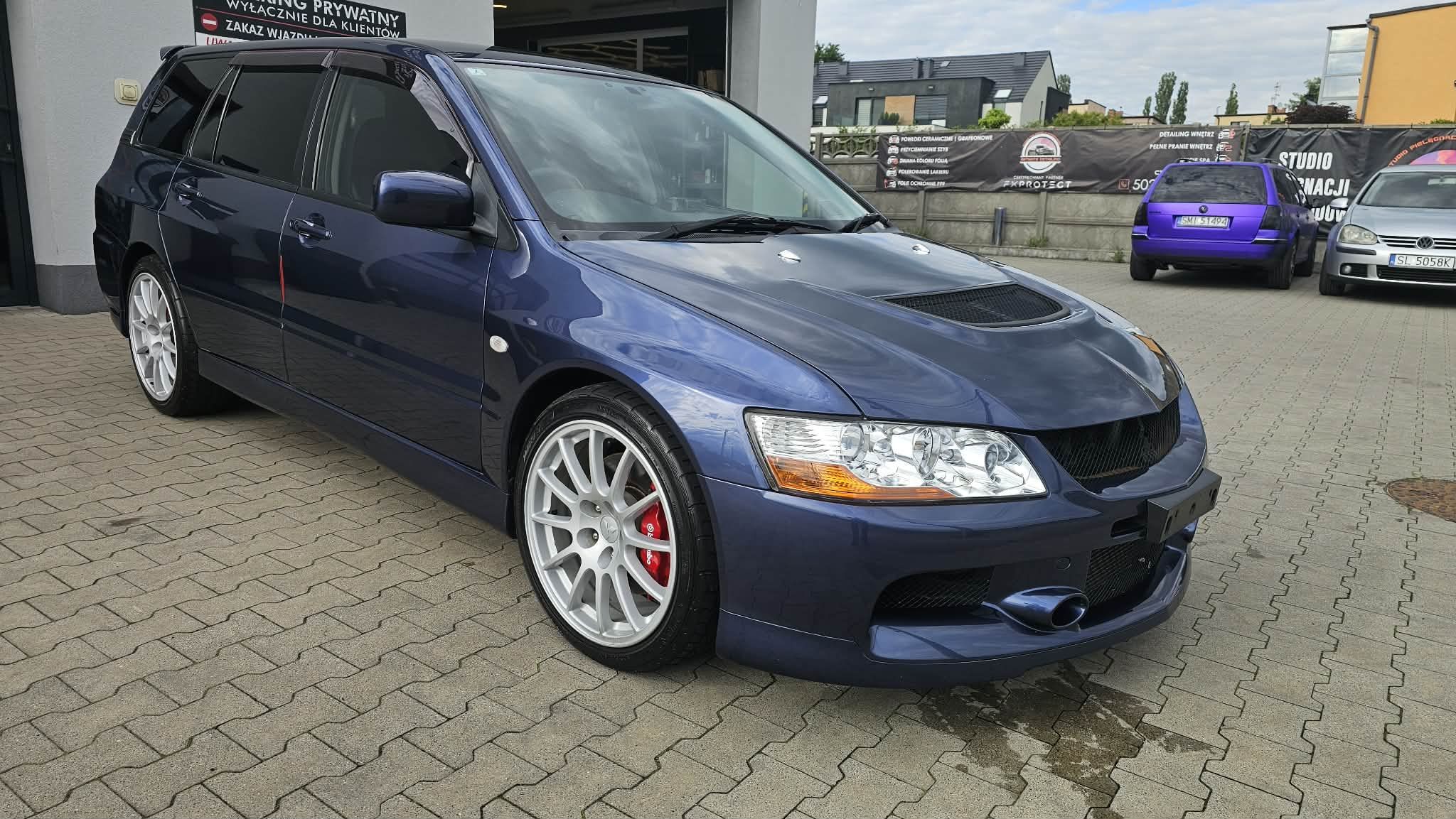 Mitsubishi Lancer Evolution Evo IX GTA kombi , 75 tys km, gwint, wydech, kolor T65