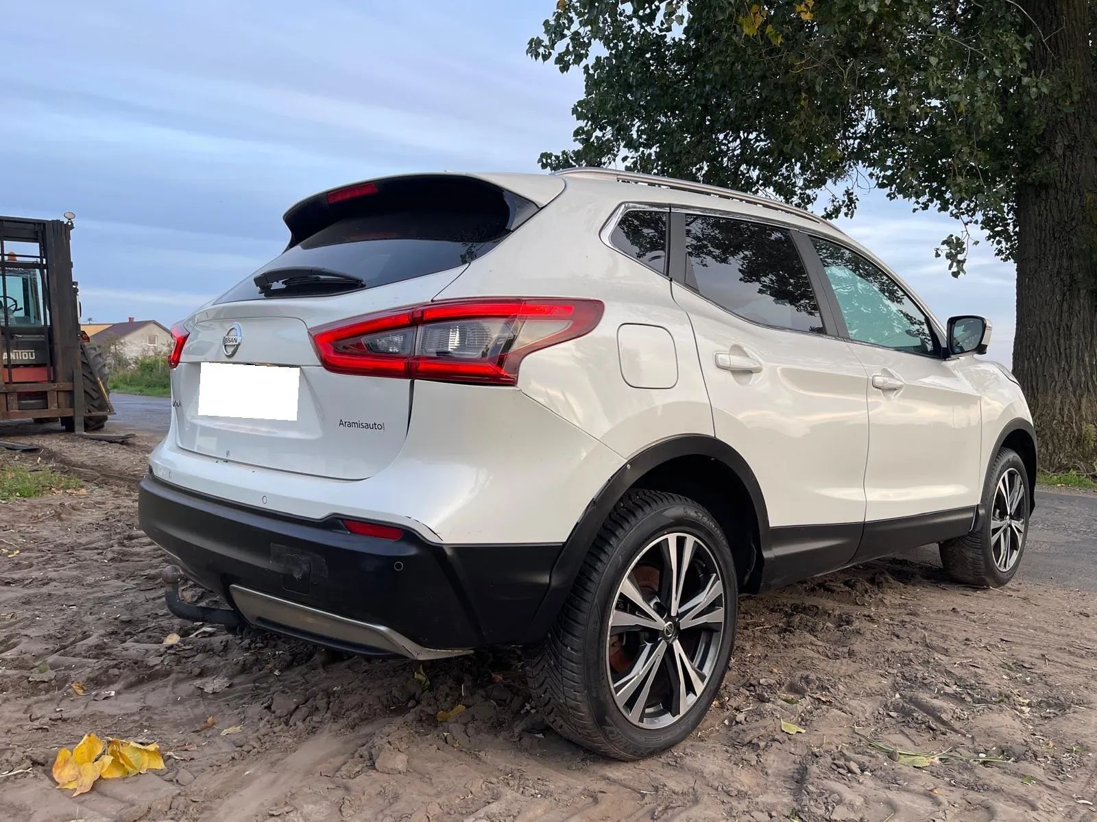 Nissan Qashqai 2018 ROK_1.2 Benzyna_TEKNA_Kamery 360,Panorama,Navi,Ledy,Kamera_Biały!