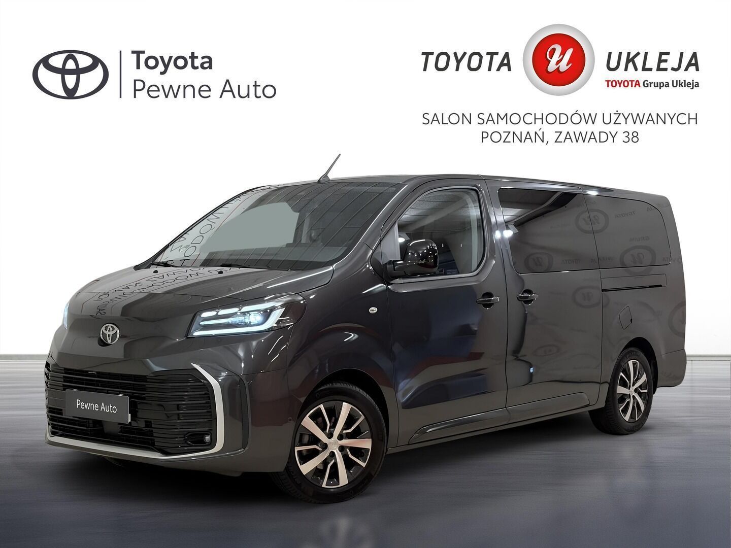 Toyota Proace Verso Proace Verso 2.0 D4-D Long VIP+Skyview, Diesel, salon Polska, FV 23%.