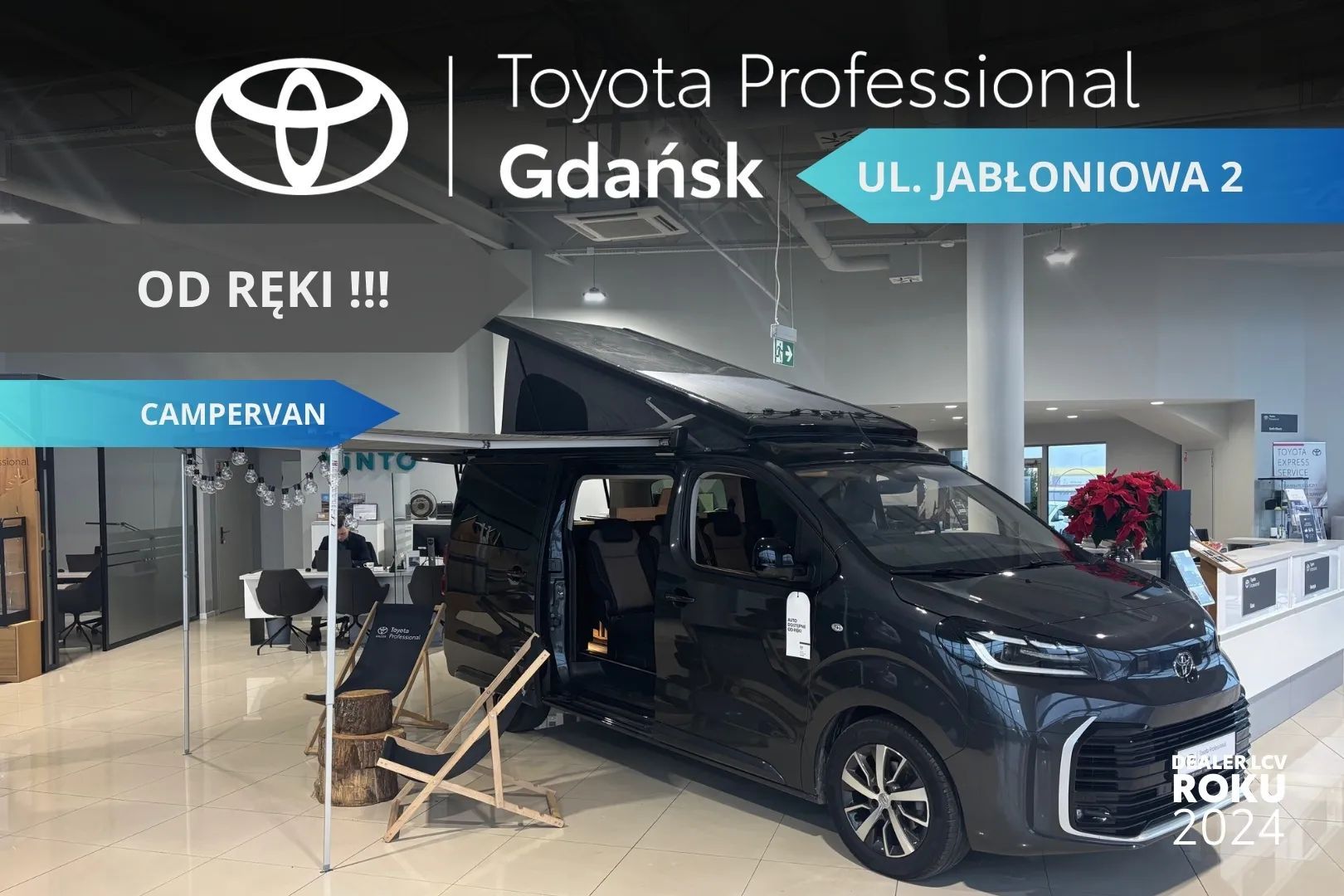 Toyota Proace Verso TANUKI NOWA WERSJA - CamperVan - Family - ASO - 1 w Polsce!!!