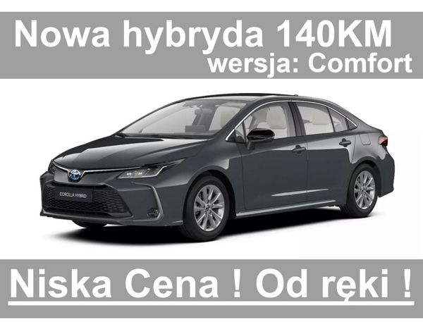 Toyota Corolla 140KM Sedan Comfort Kamera 140KM Hybryda Super Niska Cena Od ręki