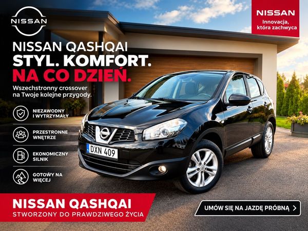 Nissan Qashqai 2.0i 16V super stan potwierdzony przebieg