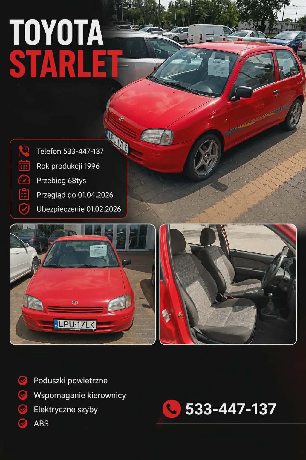 Toyota Starlet 1.3 Petrol 1996
