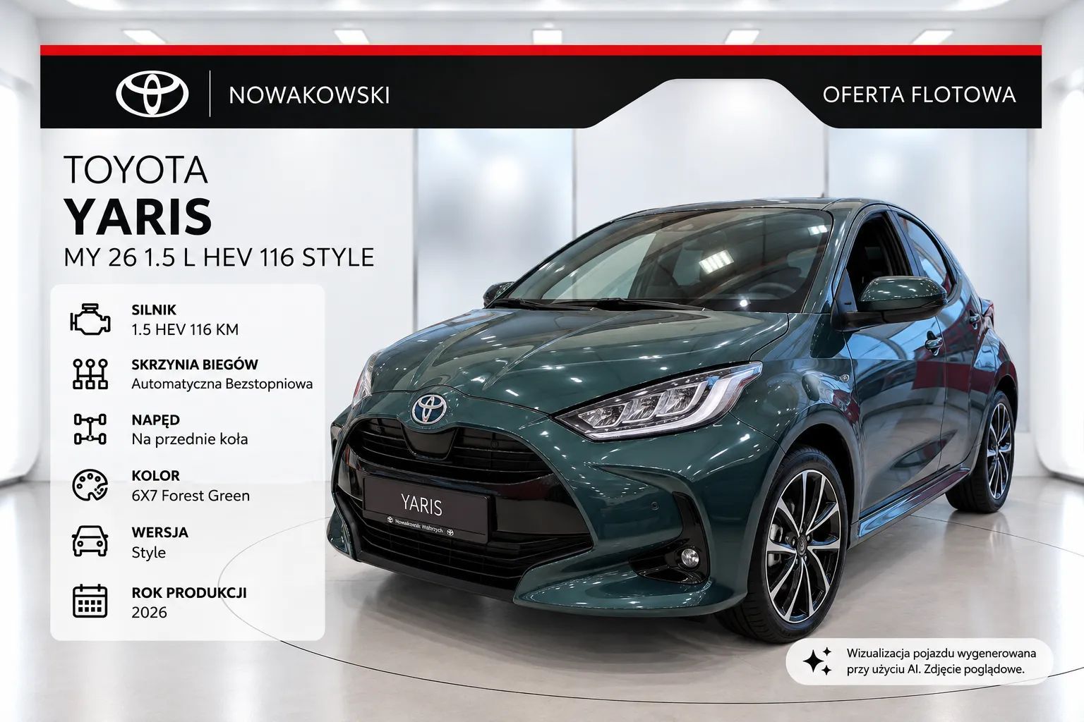 Toyota Yaris 1.5 Hybrid 2026