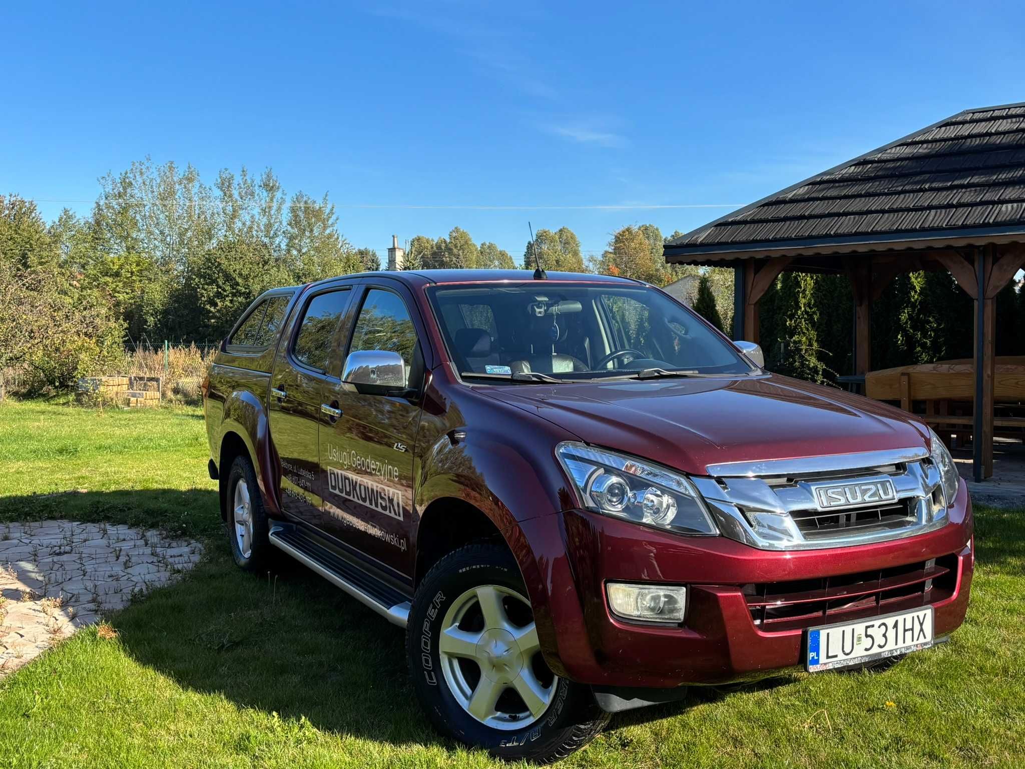 Isuzu D-MAX Double Cab 2.5 D 4x4; Faktura VAT 23% Salon Polska
