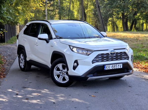 Toyota RAV4 V 2020r 2.5 Hybrid 218KM, Biała Perła, Automat, ACC, Dynamic Force 4x2