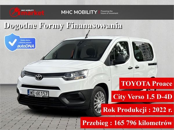 Toyota Proace City Verso Salon PL. Pierwszy Właściciel, Faktura VAT 23%