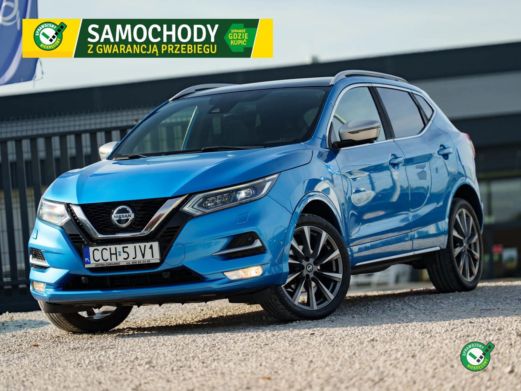 Nissan Qashqai Prawdziwa TEKNA+, Z GWARANCJĄ, Zarejestrowany, Navi, Kam360