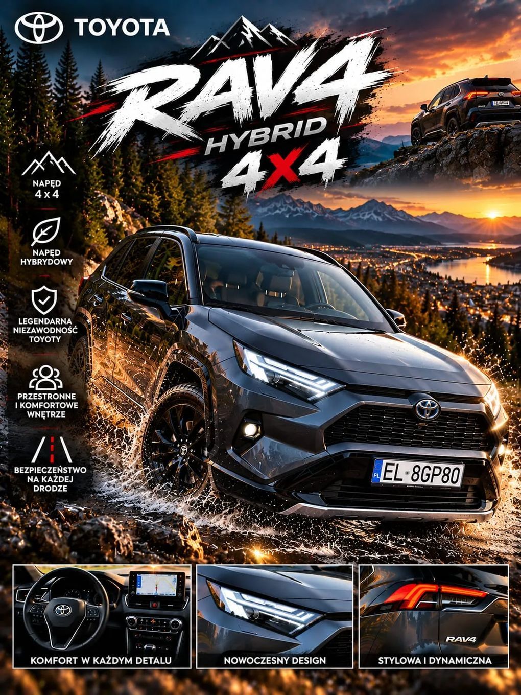 Toyota RAV4 Toyota Rav4 4X4 pierwszys właściciel faktura